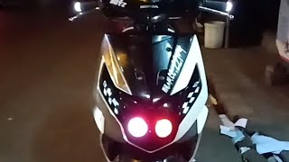 HONDA DIO HEAD LIGHT AND INDICATOR UNIQUE MODIFICATION