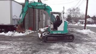Hanix S&B550 SB550 Excavator Demonstration