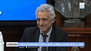 CARLOS RAIMUNDI-POSTULANTE A EMBAJADOR ANTE LA OEA 18-02-20