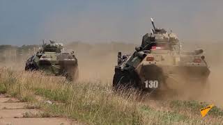 Военные российской базы в Абхазии борются с условным противником в горах и у моря
