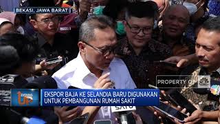 Pertama Kali, RI Ekspor 3.800 Ton Baja ke Selandia Baru