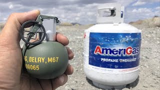 Grenade strapped to a Propane PUBG propane ????????