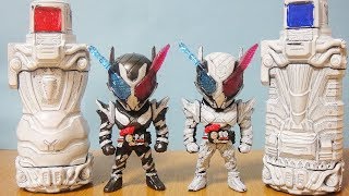 第26話で爆発した白いラビットフルボトルを作ったついでに白いタンクと白いハザードフォームを作ってみた！ 仮面ライダービルド レビュー Build