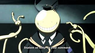 [HD]Assassination Classroom - Dodge bullet like a Korosensei.