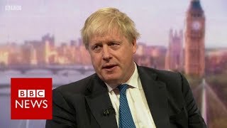 Boris Johnson on Syria air strikes: Action showed enough is enough - BBC News