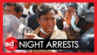 Myanmar Coup: Anger Fuelled By Arrests of Dissenters During Night