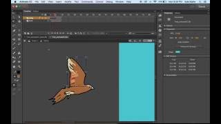Animate a Bird Flying Adobe Animate CC Tutorial