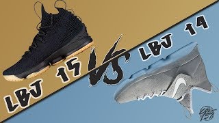 Nike Lebron 15 vs Lebron 14!