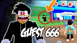 GUEST 666 Aparece en mi Partida [LE PERSIGO Y ESTO SUCEDE...] || ROBLOX