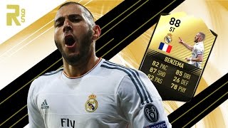 THE BEST PLAYER ON FIFA?!?! 88 RATED IF BENZEMA PLAYER REVIEW!! #FIFA17 #FUT