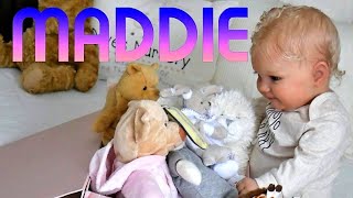 Reborn Baby Doll FUN with MADDIE BY DOVES