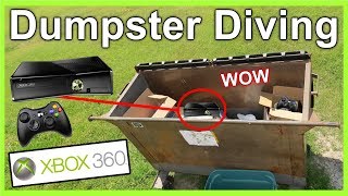Found Working Xbox 360 Dumpster Diving #283 WOW No Way