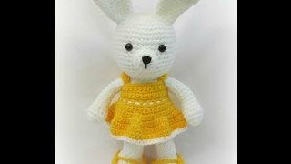Вязание крючком. Игрушка "Заяц". Crochet Rabbit. Часть 5
