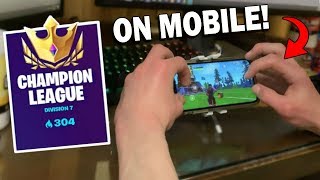 How I got into CHAMPION DIVISION as a Mobile Player!