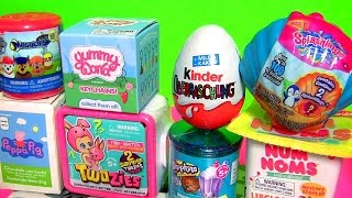 SURPRESAS Kinder Yummy World TWOZIES Splashlings Shell NUM NOMS 2 Peppa Pig em Portugues BR