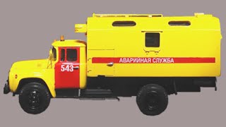 Собираем Пазл с машинкой аварийной службы. Для малышей