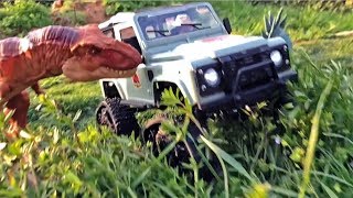 Toy LAND ROVER rc DINOSAUR Attack! Jack's JURASSIC Zoo