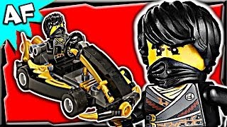 Cole's GO-KART Custom Lego Ninjago Rebooted Building Review 70723 70725