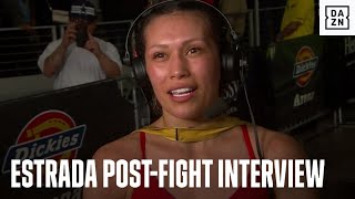 Seniesa Estrada's Immediate Reaction To Becoming World Champion