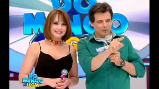 Domingo Legal - Gabriela Spanic no palco do Domingo Legal - Parte 1