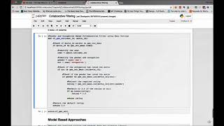 Hands-on Recommendation Systems with Python | 6. Building Collaborative Filters