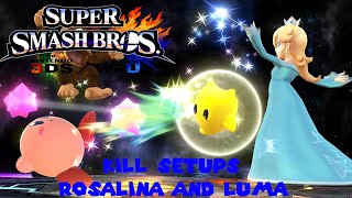 Rosalina & Luma - Kill setups (Super Smash Bros for WiiU/3DS)