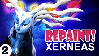 [PART 2] Repaint! Xerneas Legendary Pokemon Custom OOAK DOll