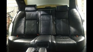 BMW 730D E38. Снятие заднего сиденья.