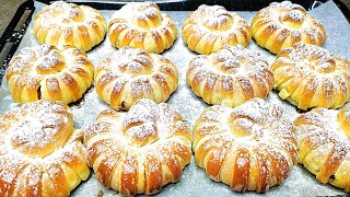 Воздушные яблочные булочки, которые 100% получатся! Проверенный рецепт уже много-много раз!