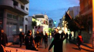 Riot police crackdown on antifascist march in memory of Pavlos Fyssas