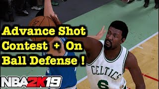 NBA 2K19 On Ball Defense Tips How to Shot Contest Tutorial ADVANCE 2K19 How to Play Defense Tips #13