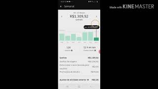 Ganho mensal na Uber/99 Manaus