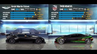 ASPHALT 8 AIRBORNE: Aston Martin Vulcan vs Trion Nemesis
