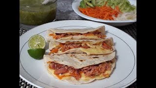 quesadillas de marlin estilo sinaloa