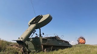Активная фаза двустороннего учения общевойсковых объединений ВВО на полигоне Цугол