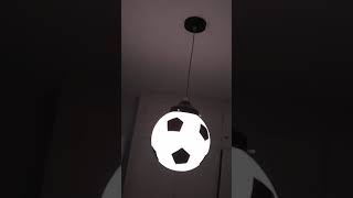 Lampara colgante pelota de futbol