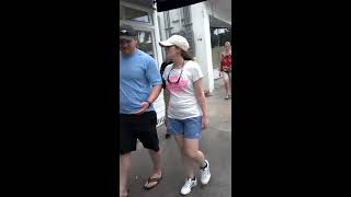 Drunk woman in Key West.