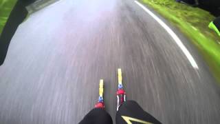 Rollerski downhill