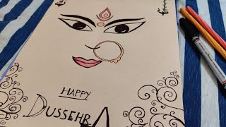 Happy Dussehra card#art
