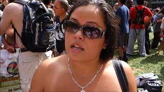 The 2014 GoTopoless Day NYC Bryant Park Park  Part 2