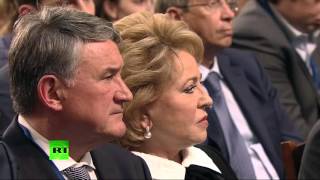 Владимир Путин на заседании попечительского совета РГО