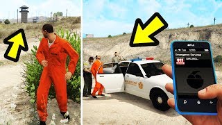 What if You Call Police on the Escaped Prisoner? (GTA 5)