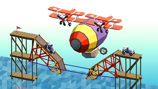 Ballooning Blimps Breaking Bridges And Brains in Poly Bridge