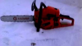 Обкатка бензопилы Калибр бп1500 16у