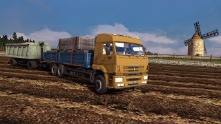 "Kamaz 65117 + tuning & trailers"  (Euro Truck Simulator 2)