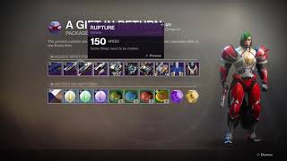 Destiny 2: The Dawning | Hawthorne's Dawning Gift Schematic