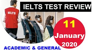11 Jan 2020 IELTS Test || Full Review AC & GT || Asad Yaqub