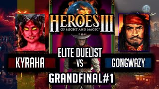 Герои 3 JO Duel Final Kyraha vs Gongwazy Elite Duelist HotA game #1