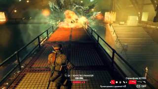 Sniper Elite: Nazi Zombie Army 3 Прохождение: Товарный Поезд Страха #2