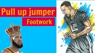 Pull-Up Jumper Footwork:How to Shoot a Basketball off the dribble